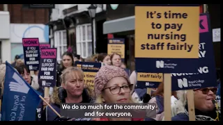 Nursing staff strike at Care Plus Group