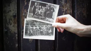 Collage zum Klassentreffen des Jahrgangs 1938