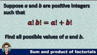 Math Olympiad Problem | An interesting and easy question on factorial problem