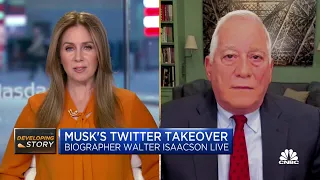Elon Musk biographer Walter Isaacson on looming Twitter layoffs and potential user fees