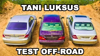 Stare BMW serii 7 v S-klasa v Lexus LS: BITWA OFF-ROAD!