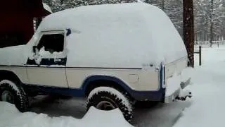 Cold start of my 1978 Ford Bronco Ranger XLT 460 Big Block.