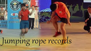 Jumping rope records as a motivator