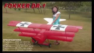 EASYTIGER MODELS FOKKER DR-1 TRIPLANE MOVIE