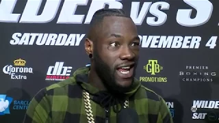 Deontay Wilder and Bermane Stiverne interviews ahead of their rematch (Credit: SHOWTIME)