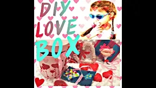 DIY LOVE BOX * ПОДАРОК НА ДЕНЬ СВЯТОГО ВАЛЕНТИНА * Polina Club