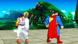 SUPERMAN VS RYU ICE POWER! THE MOST INSANE FIGHT EVER!