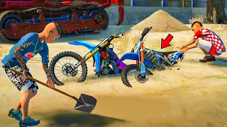 ACHEI SUPER MOTOS DE TRILHA ENTERRADAS 🥳 | GTA 5 MODS