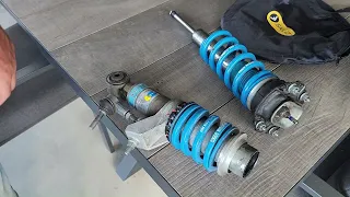 Porsche 993 rear CoilOver removal and install. Also rear Heater Box removal.