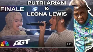 Putri Ariani & Leona Lewis delivers a stunning performance of "Run" | Finale | AGT 2023 REACTION!!!