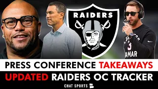 Raiders News: Antonio Pierce & Tom Telesco Intro Press Conference Takeaways + Raiders OC Tracker