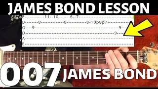 007 James Bond Theme - Guitar Lesson WITH TABS