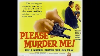 Angela Lansbury & Raymond Burr in "Please Murder Me!" (1956)