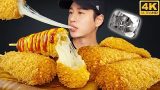 ASMR MOZZARELLA CORN DOGS MUKBANG 먹방 | COOKING & EATING SOUNDS + THANK YOU FOR 10 MILLION SUBS