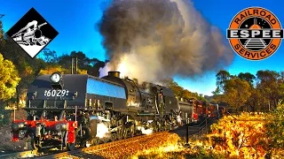 6029 Climbing The Bethungra Spiral! Steam Trains Australia