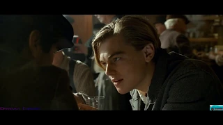 Джек и Фабрицио выигрывают в покер билеты ... отрывок из (Титаник/Titanic)1997
