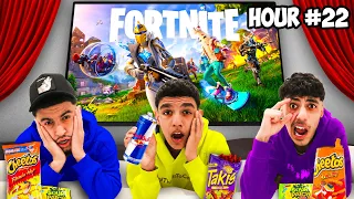 Last To Fall Asleep Playing OG Fortnite Wins $1,000 With Brothers!