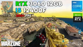 Warzone 3 (200+ FPS) - RTX 3060 12GB + I5 12400F | FSR 3.0