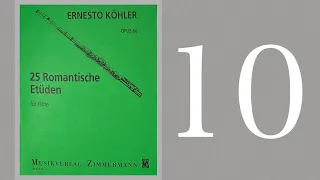 Kohler / 25 Romantic etudes No.10 ~The Swallows~