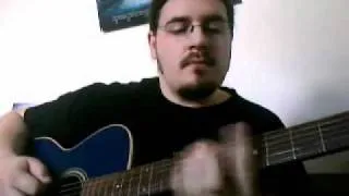 "Wheels" Main Riff on Acoustic Guitar