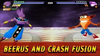 Beerus and Crash Bandicoot Fusion | God of Destruction Liquiir | DBZ Tenkaichi 3 (MOD)