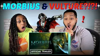 "Morbius" Official Teaser Trailer REACTION!!!