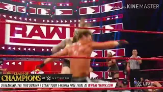 Seth Rollins, Strowman,Alexander and Viking Vs The OC ,Ziggler and Roode:- Raw,9sept,2019