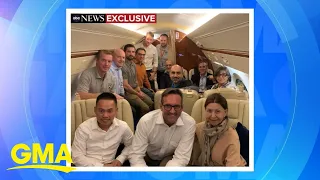 5 Americans freed from Iran return to US l GMA