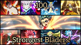 The top 100 strongest Bladers in Beyblade Burst