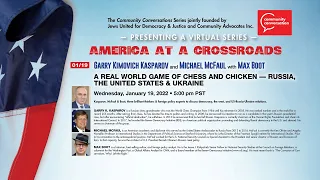 Garry K. Kasparov and Amb. Michael McFaul with Max Boot