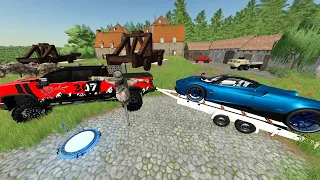 Trading Racecar for Abandoned Castle | Farming Simulator 22