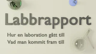 Så skriver du en labbrapport