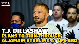 T.J. Dillashaw Plans To 'Run Through' Aljamain Sterling At UFC 280, Talks Jose Aldo's Retirement