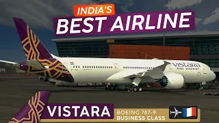 VISTARA 787-9 Business Class 🇮🇳⇢🇫🇷【4K Trip Report Delhi to Paris】India's BEST Business Class!