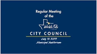 City Council Meeting 7-16-2019