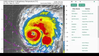 Today's Tropics, Sep 20, 2022 - Hurricane Fiona Near Category 4 Strength, Watching Invest 98L