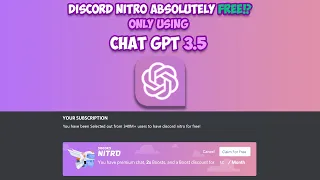 How I tricked Chat GPT into giving me discord nitro codes (PT 2)