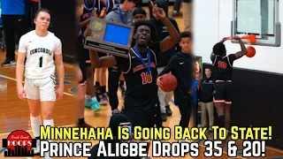 Minnehaha And Concordia Academy Go At It! Prince Aligbe Drops 35 Points!