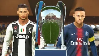 PES 2019 - Juventus vs PSG - Final UEFA Champions League [UCL] - Penalty Shootout - CR7 vs Neymar