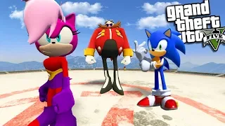 SONIC THE HEDGEHOG finds his REAL SISTER (GTA 5 Mods)