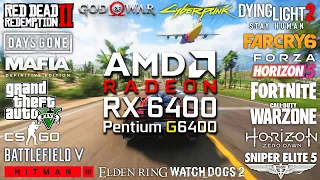 RX 6400 + G6400 - Test in 25 Games