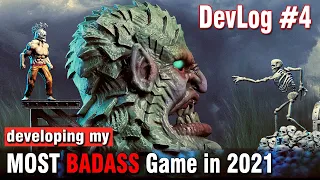 Most Badass RPG Action Game in 2021. How to make a success Metroidvania Game all by myself. Devlog 4