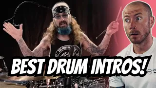 Drummer Reacts To| Mike Portnoy Plays His Favorite Drum Intros FIRST TIME HEARING Reaction