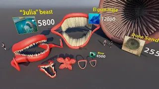 "Monster Tooth Count Comparison”