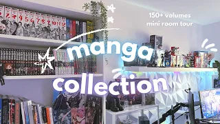 manga collection tour🌼| 150+ volumes (hubz mini room tour 🌟)