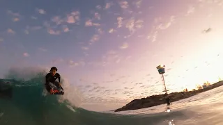 CRAZY WEDGE IN PERTH ! POV BODYBOARD