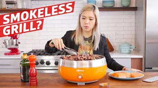 Can You Do Korean Barbecue Indoors with the Smokeless Charcoal Grill? — The Kitchen Gadget Test Show