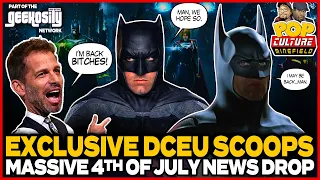 Snyder, Keaton & Affleck? Exclusive July 4 SCOOP! #DCEU #AffleckBatman #KeatonBatman #SnyderCut
