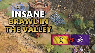 AOE4 -Malian v Byz- Brawl in the Valley