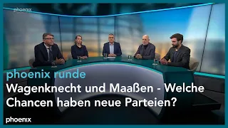 phoenixRunde: Wagenknecht und Maaßen - Welche Chancen haben neue Parteien?